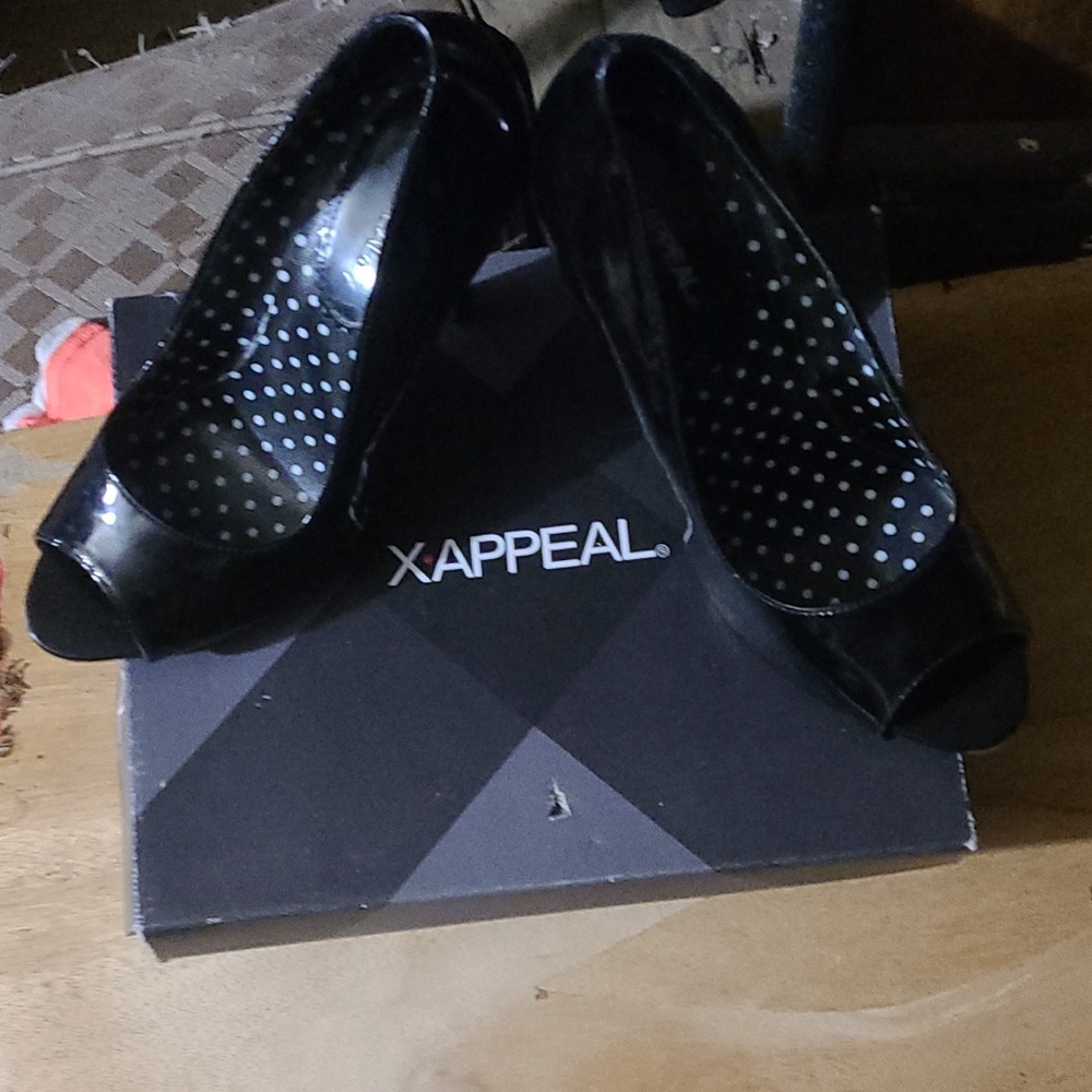 Xappeal black heels